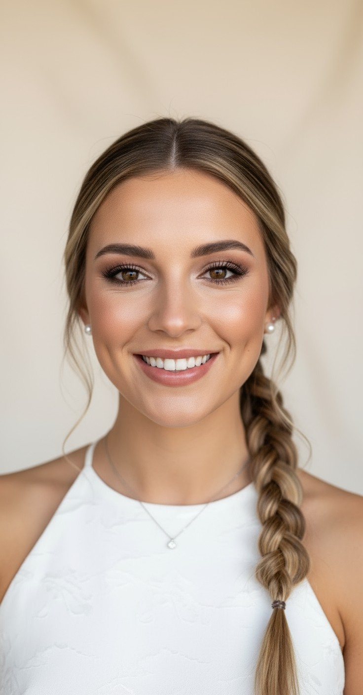 After Knotless Braid